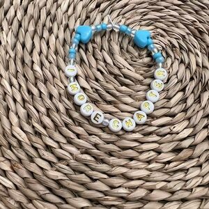 1 More Chapter Charming Blue and White Beaded Bracelet